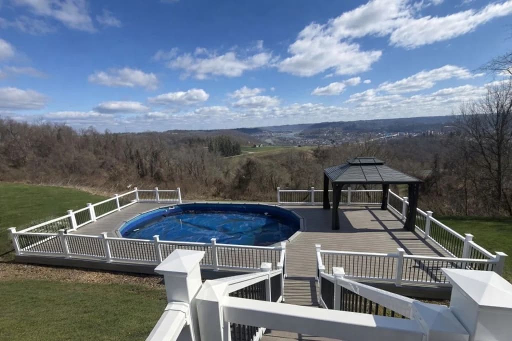 Modern Composite Deck by O&T Builders in Pittsburgh